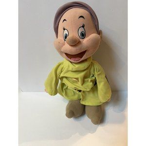 Walt Disney Company Plush Dopey Doll 14" Snow White and Seven Dwarfs Vintage
